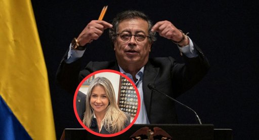 Petro anuncia denuncias por sedición tras llamado de Vicky Dávila a la desobediencia militar