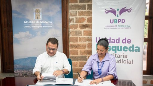 Alcaldía de Medellín y UBPD firman convenio para buscar a 4.168 desaparecidos
