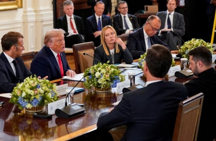 Líderes de Ucrania y Europa se reúnen con Trump en Washington para buscar una salida a la guerra