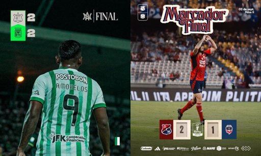 Deportes Quindío roza la hazaña pero es eliminado por Nacional en Copa BetPlay