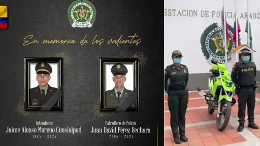 Asesinan a dos policías en una emboscada en Saravena, Arauca