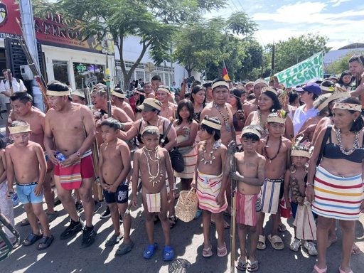 Comunidad indígena Motilón-Barí protesta en Cúcuta exigiendo atención del Gobierno Nacional
